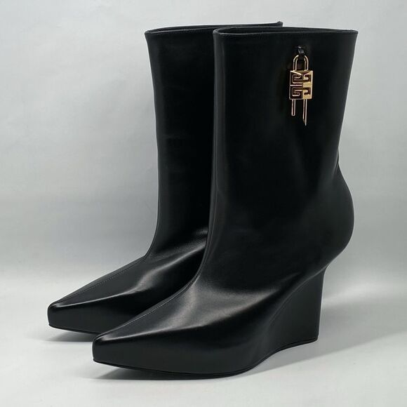 Givenchy G-Lock Ankle Boots in Leather size 38 - Picture 1 of 16